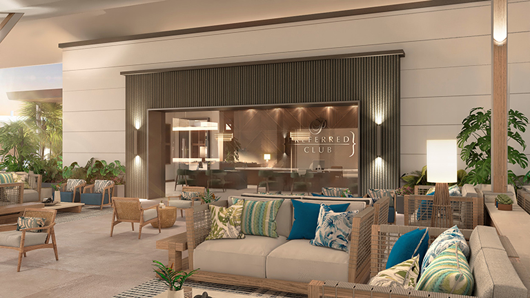 Preferred Club Lounge - artist render