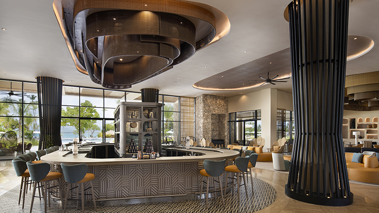 Bar à la réception Dujo 