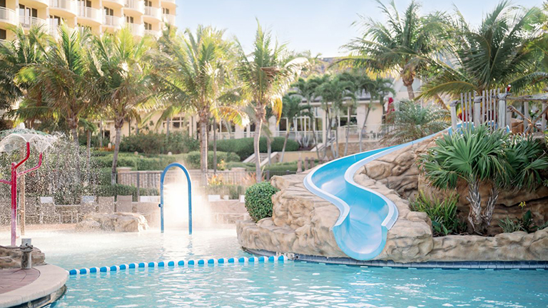 Tiki Pool Waterslide