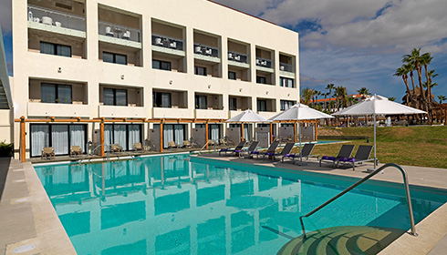 Suite The Reserve de luxe avec accès direct à une piscine