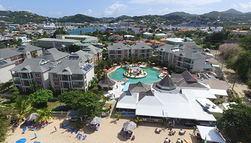 Resort aerial view