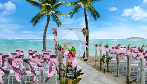 Wedding Eternity beach canopy