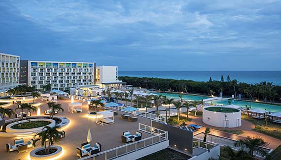 Resort aerial view