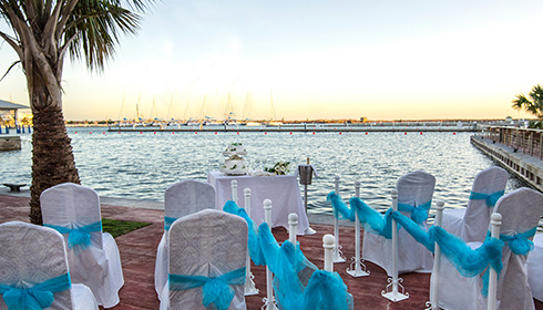 Wedding on the pier