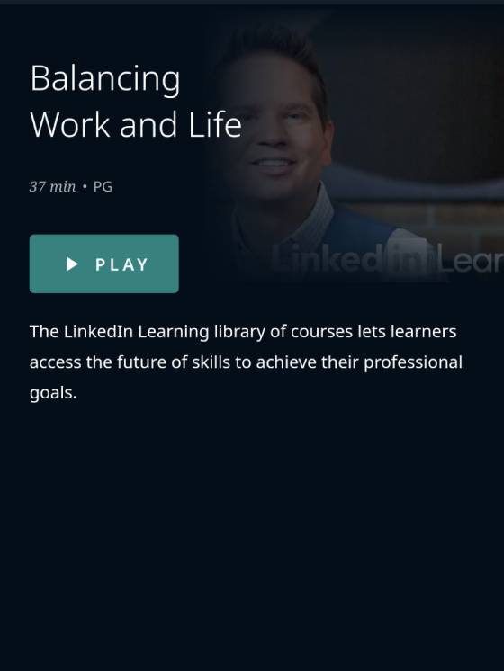 Learning with LinkedIn