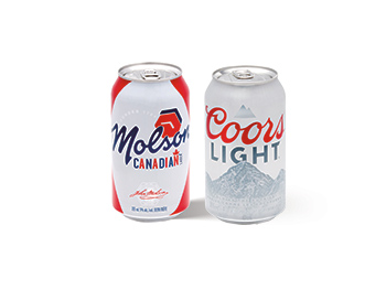 Molson Canadian et Coors Light