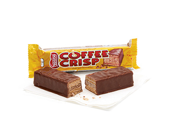 Coffee crisp chocolate bar