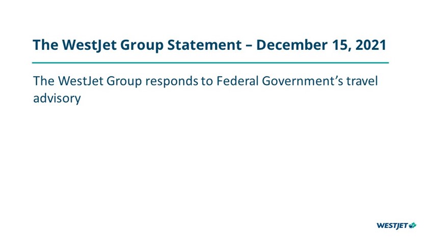 Federal government announcement response