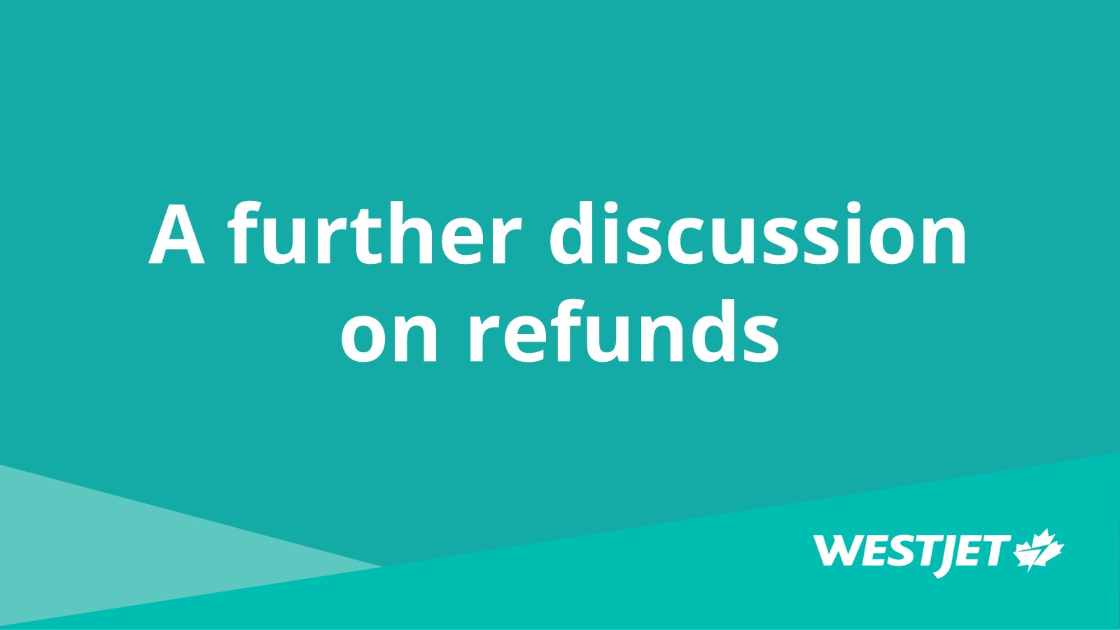 A further discussion on refunds