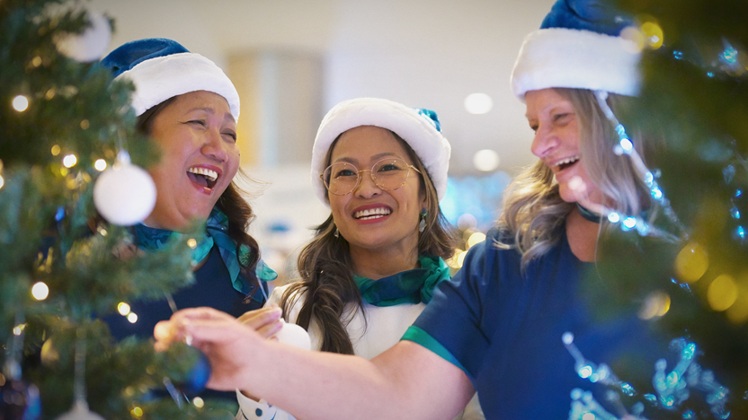 Guests surprised in-flight with opportunity to give back $1 for every mile flown to their favourite charities.