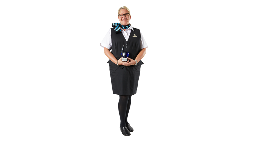 Nicole Sellick Morrison, Cabin Crew Member (CCM), WestJet