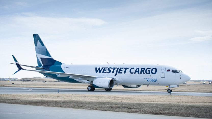 WestJet Cargo receives approval on behalf of Transport Canada certifying its 737-800 Boeing Conv