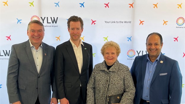 WestJet revitalizes commitment to city of Kelowna with executive visit to region  