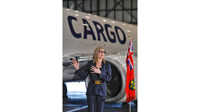 Kirsten de Bruijn, WestJet Executive Vice-President, Cargo