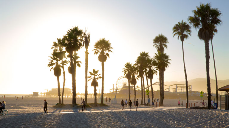 Los Angeles at sunset