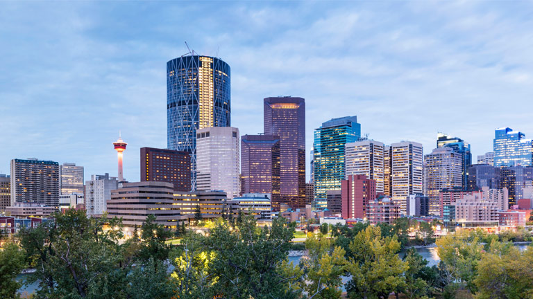 Calgary city skyline