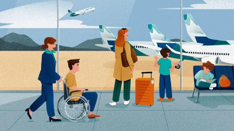 A group of people standing in a terminal AI-generated content may be incorrect. (768 x 432 px) - 1