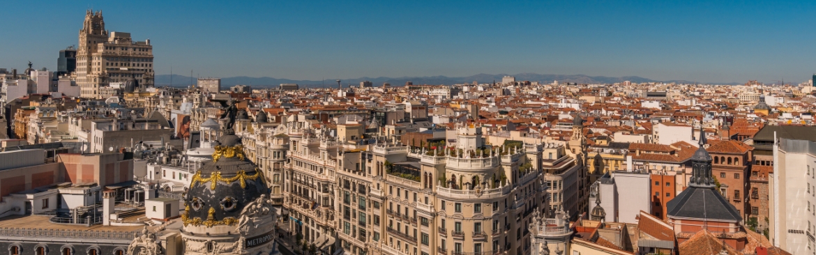 Paysage urbain de Madrid