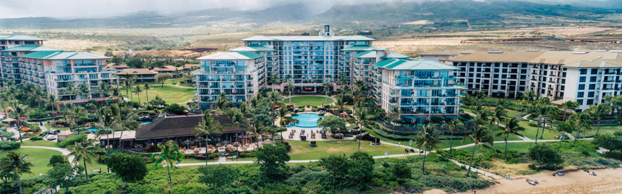 Vue aérienne du Honua Kai Resort & Spa