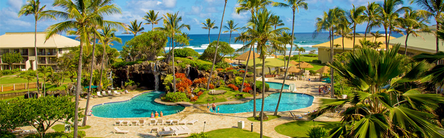 Pools at OUTRIGGER Kauai Beach Resort & Spa