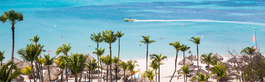 Vue sur l’océan au Hilton Aruba Caribbean Resort & Casino