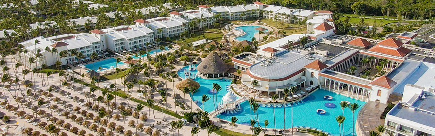 Aerial view of Paradisus Palma Real Resort