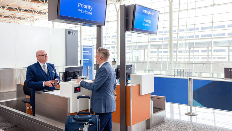What airports offer priority security?