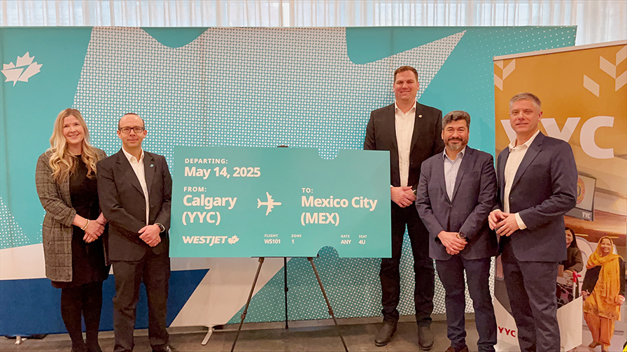 Mexico City new route announcement 13 January 2025