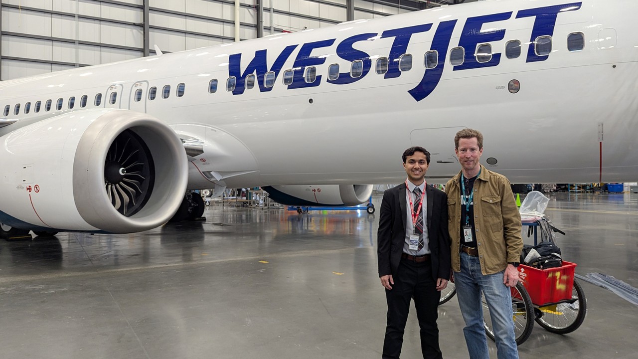 Alexis welcomes U of C student Albert as CEO for a day